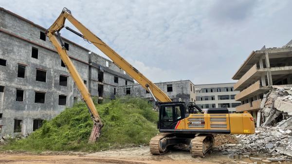 Demolição alta de Boom Arm Long da máquina escavadora do alcance para CAT350
