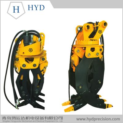 EXCAVATOR 360 DEGREE ROTATING HYDRAULIC WOOD GRAPPLE HYDRAULIC LOG GRAPPLE