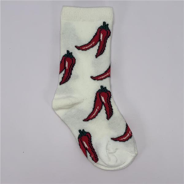 Customizable Non-slip Socks for Kids Organic Cotton Material and Cartoon Print Pattern