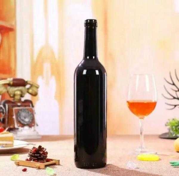 410 gramas garrafa de vidro de vinho verde antigo para garrafas de vinho de 75CL Tipo de vedação personalizado