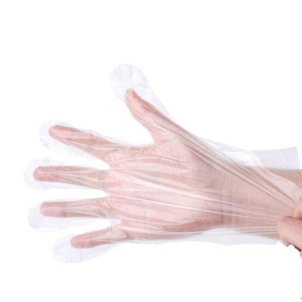 Transparent PE Plastic Disposable Household Catering Gloves for Thick Winter Cleaning