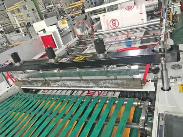 2 Line Plastic Shopping Bag Making Machine 80pcs/min Bottom Heating Sealing