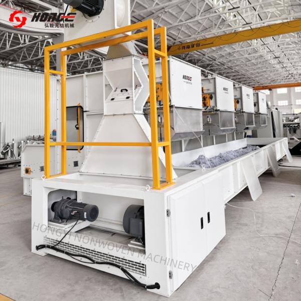 Automatic 1.1m Cotton Fibre Opening Machine For Wadding Making