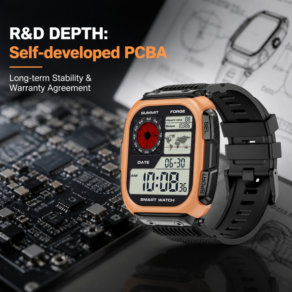 GPS Outdoor Sports Watch AMOLED Offline Map 5ATM Waterproof Multi Satellite GPS BT Call OEM Custom Wholesale Factory