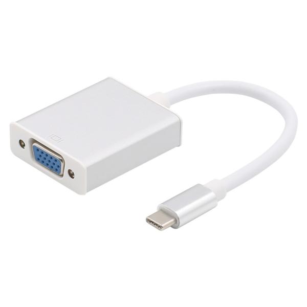 Kico USB 3.1 Type C To VGA Converter  Type-C To HDTV  Adapter Cable Male To Female Full HD 1080P for Macbook