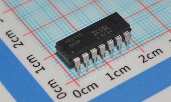 IR2110PBF Integrated Circuit 600V High-Low Driver 2A Peak Current 10V-20V Logic 500ns Rise Time Package / Case 14-DIP (0.300, 7.62mm) -40°C to +125°C