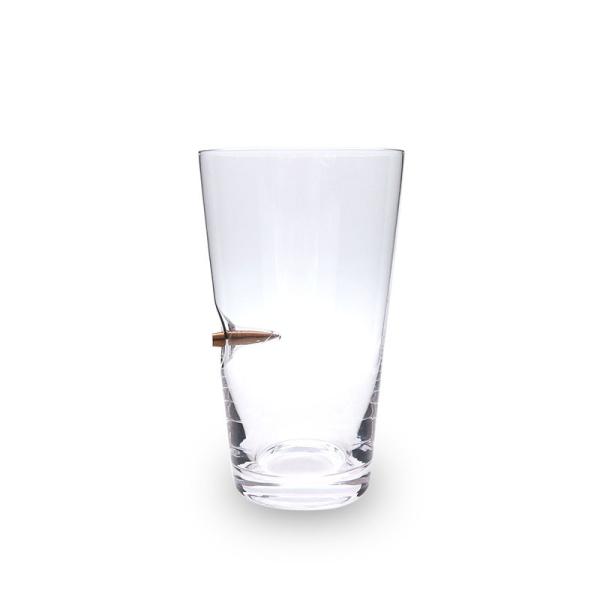 copo de vidro personalizado uísque da bala do embutimento 260ml para beber da barra dos utensílios de mesa