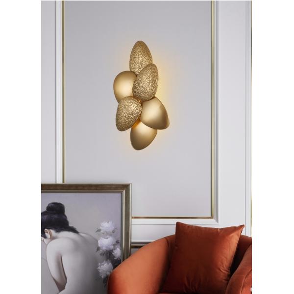 Creative Wall Lamp Designer Postmodern Background Bedroom Bedside Luxury Wall Light(WH-OR-76)
