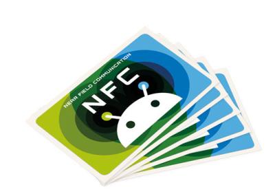 Autocollant d'étiquette de NFC de PVC NTAG213/ANIMAL FAMILIER, 13.56MHz carte à puce de NFC RFID