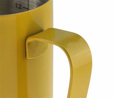 2017 new design coffee accessory colorful stainless steel milk jug milk pitcher