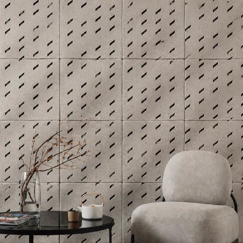 Interlocking PET Acoustic Wall Tiles Seamless Modular Installation
