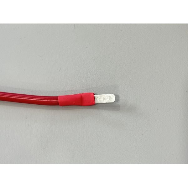 Ring to fork terminal power connector cable, DC PV negative grounding wire harness for battery, inverter, automotive and server electrical distribution, customization for pin size and cable length