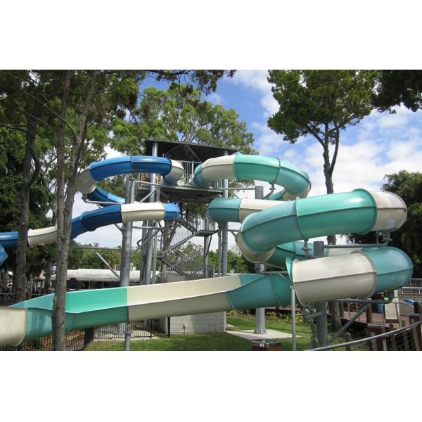 Water Park Playground Outdoor Games Pool Accessories Kids Water Slide Tube Spiral