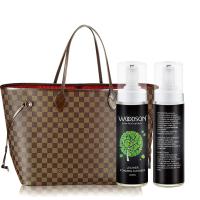 Soin écumant en cuir Kit Foam Cleaner Liquid de chaussure en cuir de décapant d'huile de noix de coco