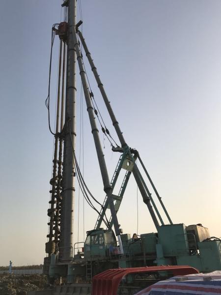 A máquina da pilha do furo de Eco, máquina escavadora montou o equipamento da condução de pilha