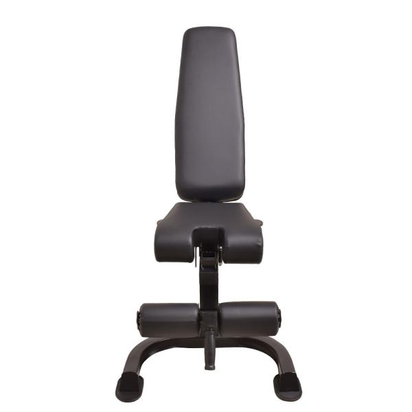 Adjustable Multifunction Commercial Bench in Dark Grey Assembled Size 1585*645*1230