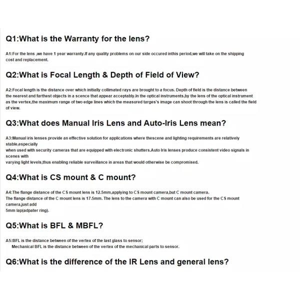 10mm pinhole mini Lens Megapixel HD camera Board M12 lens for CCTV Security Camera CCTV HD 1080P IP Camera 3MP 4mm Auto Iris Lenses