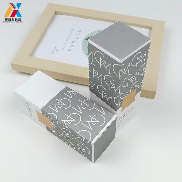 Luxury Coated Paper Facial Cleanser Cosmetics Packaging Box Free Sample Quick Production Time