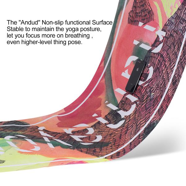 Easy Clean Travel Yoga Mat Made From Natural Tree Rubber＆Suede 11