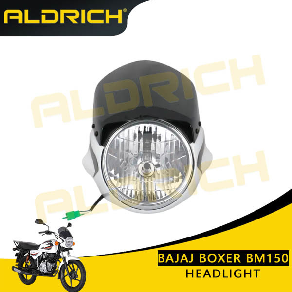 BM150 Bajaj Boxer 150 Motorcycle Headlight Plastic Lens Front Head Lamp Assembly