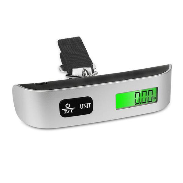 Travel Essential 50KG/110LB Electronic Travel Hanging Scale Simplicity Style Battery Powered Division 10G