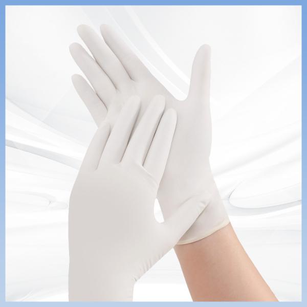 Dental Medical Latex Gloves Disposable Gloves White Antibacterial