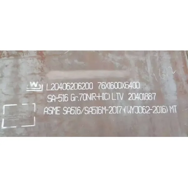 20mm Thick ASTM A572 Gr 50 Hot Rolled Carbon Steel Plate for Boiler Applications