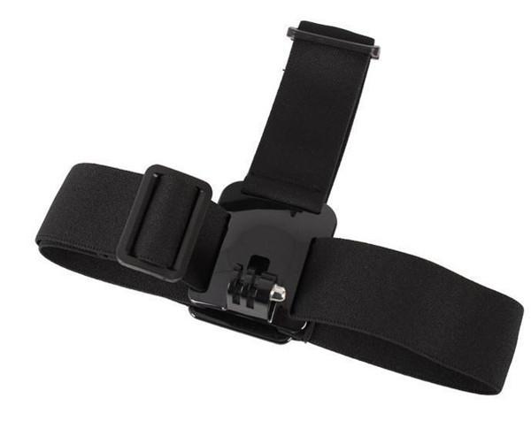 Action Camera Black Elastic Head Strap Mount For GoPro Hero 4 3 2 3+ 4 Session SJCAM SJ4000 SJ5000 Xiaoyi 4K