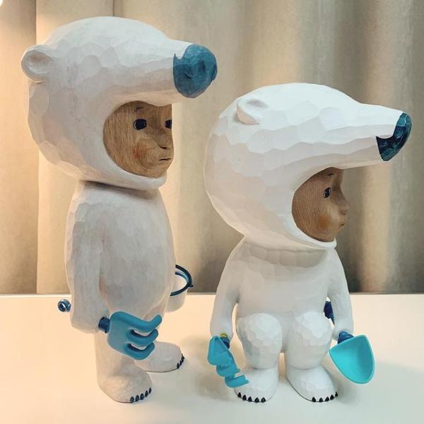 ISO9001 Handmade Wooden Dolls Wooden Exhibition Multiple Purpose
