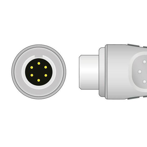 AAMI IBP Cable  Compatible With All Branded BP Monitors 2.7m 6-Pin Connector