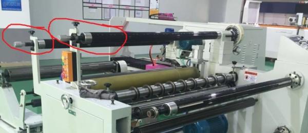 1300 Copper Foil Roll Slitting And Rewinding Machine With Electirc Heating Laminating