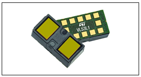 Время нового поколения IC VL53L1CBV0FY/1 датчика близости I2C датчика полета выстраивая в ряд