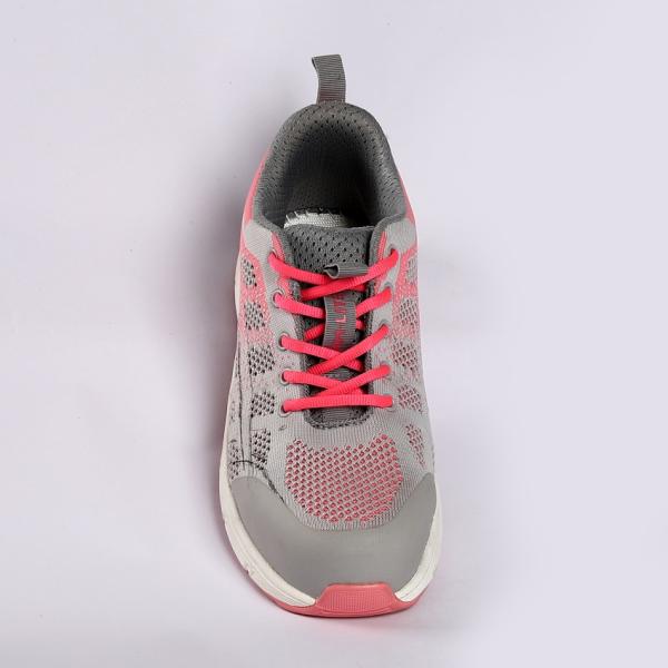 Кожаная сетка Стальная пальчиковая подсказка Розовая устойчивая к маслу Женская обувь безопасности