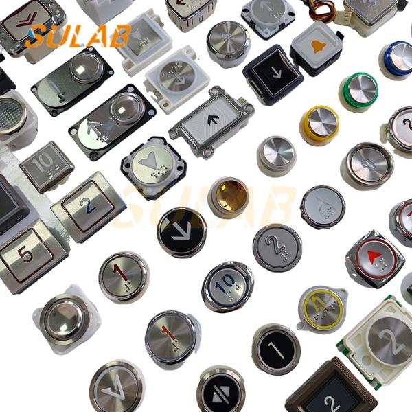 Durable Metal Elevator Push Button with Sensitive Response and Stable Press for Lift Access Control