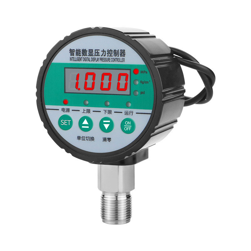 80mm Electronic Display Screen Threaded Pressure Measuring Instrument for OEM Support