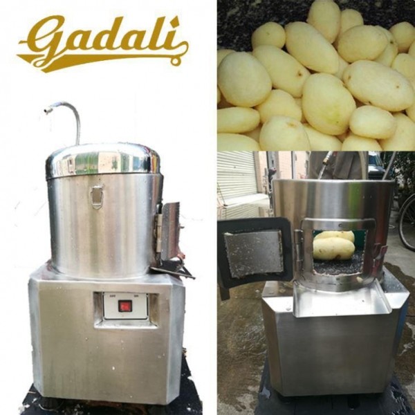1.5kw Food Processing Machine , 30L Potato Peeling Machine