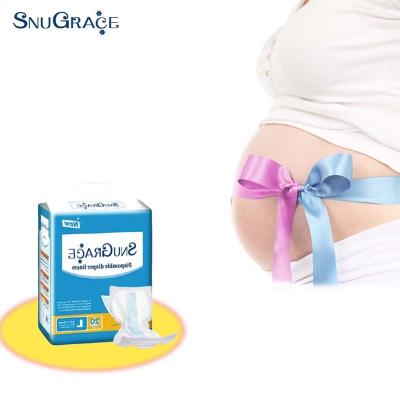 Mantenha-se protegido sem esforço com o guardanapo sanitário descartável materno sem asas SnuGrace