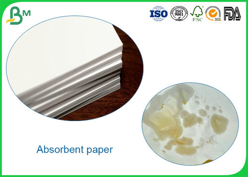 absorbent paper 0.5mm 0.6mm Uncoated Absorbent Paper In Sheet for Chemical Test