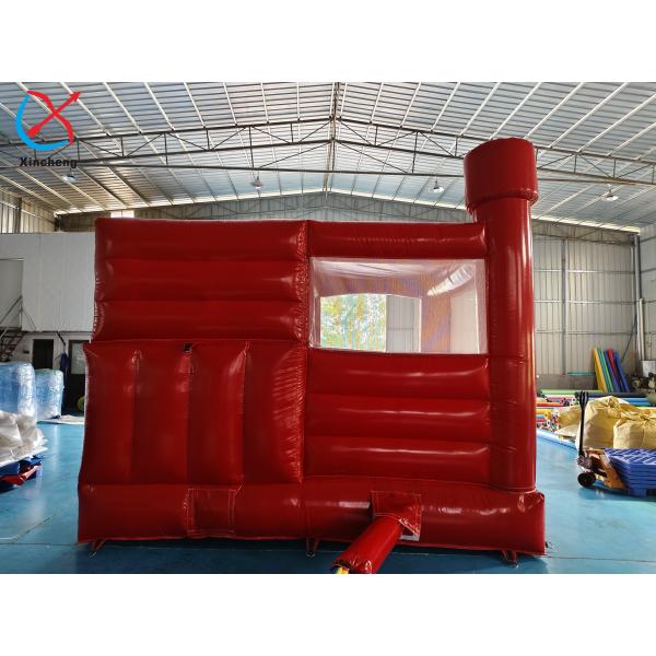 Maison gonflable rouge personnalisée avec combo gonflable pour la fête