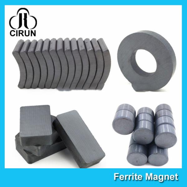 Industrial Sintered Permanent Ceramic Ferrite Magnet Block Ring Disc Arc Shaped