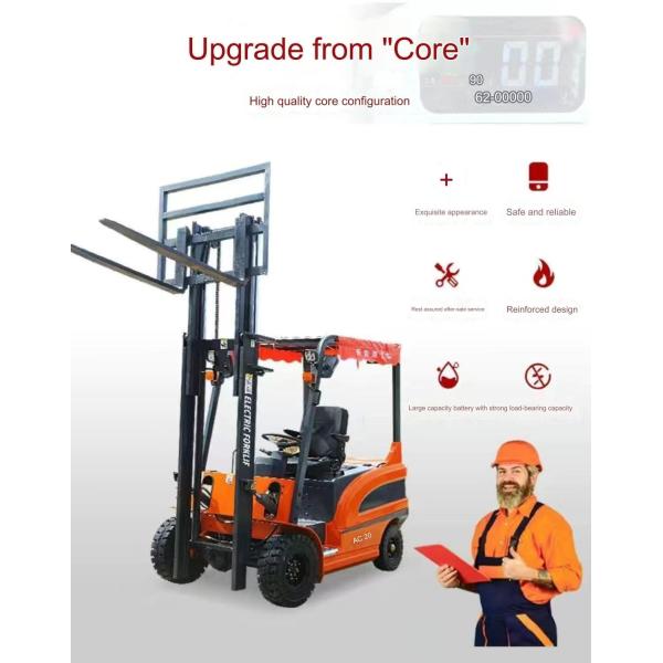 Best Value All Terrain Lithium Battery Forklift 2 Ton 2.5 Ton 3 Ton 3.5 Ton Good Quality Portable Electric Forklift