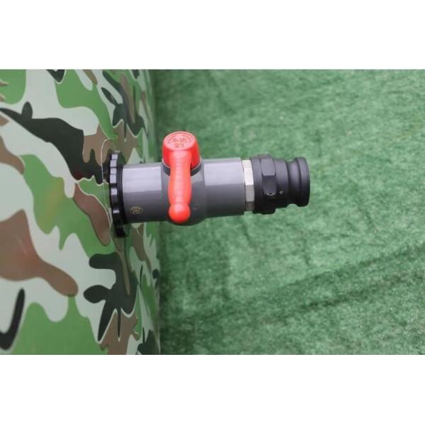 2000L Light Weight  Tarpaulin Water Tank Easy Take PVC Coated Water Tank Portable Water Tanks