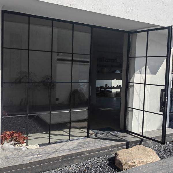 CustomNoise Reduction & Privacy  Steel Framed Frosted Glass Office Door