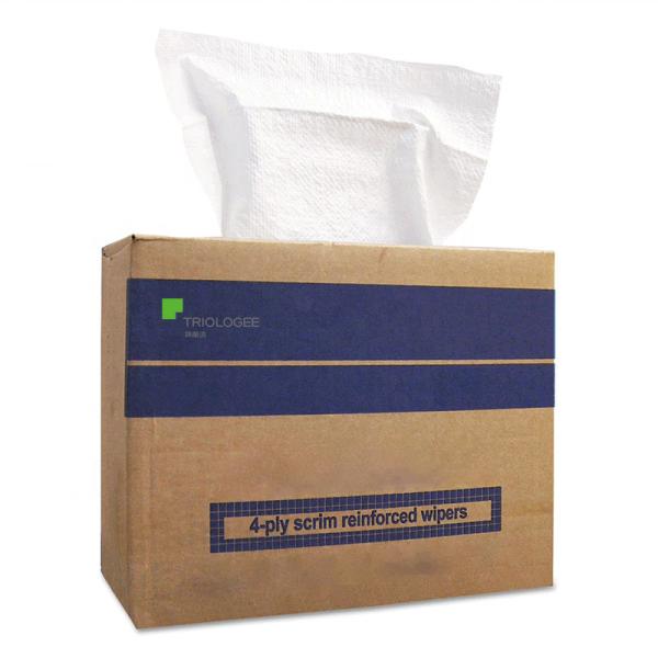 No Lint 3 Ply White Medical Paper Towel Virgin Woodpulp