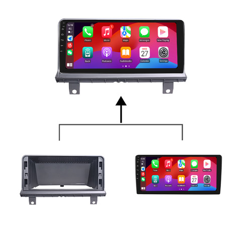 Accesorio de marco de radio de automóvil Meihua Suministro de fábrica AUDI A3 2013-201912.3 pulgadas/10.25 pulgadas