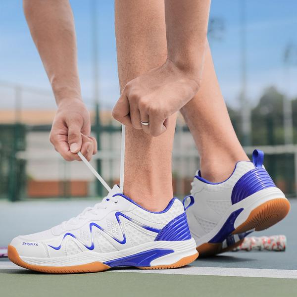 Custom Tennis Shoes Badminton Shoes With Anti-Slip Feature Fashion Design In Large Size 46 47 Outdoor Wearing