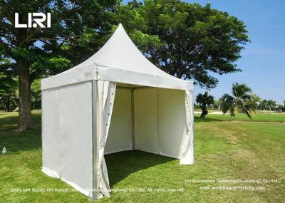 Strong 3x3m Aluminium Small Pagoda Canopy Tent With Plain PVC Sidewalls
