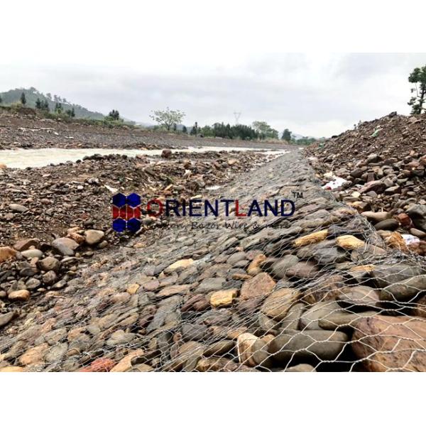 ASTM A 975 Gabion Wall Baskets Erosion Control Gabion Box Kenya 2x1x1m
