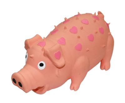 jouets grinçants mignons de chien de peluche indestructible de Grunter de 22cm