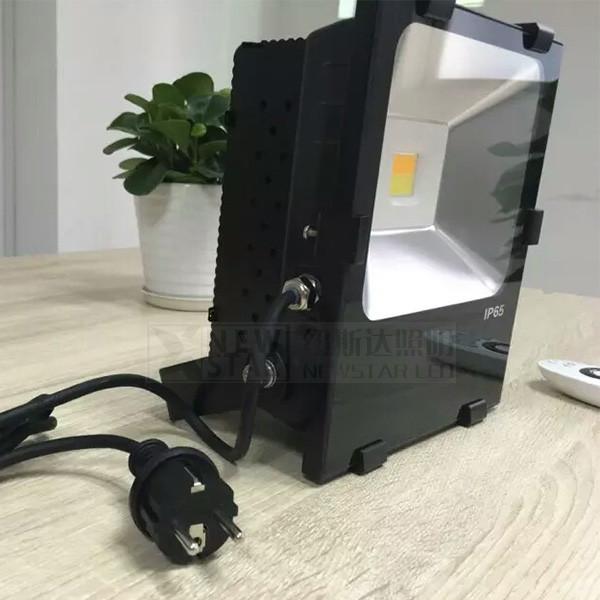 RF remote cct adjustable LED Flood lights, 2.4G milight dual white led flood light